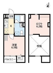 苅藻駅 徒歩8分 2階の物件間取画像